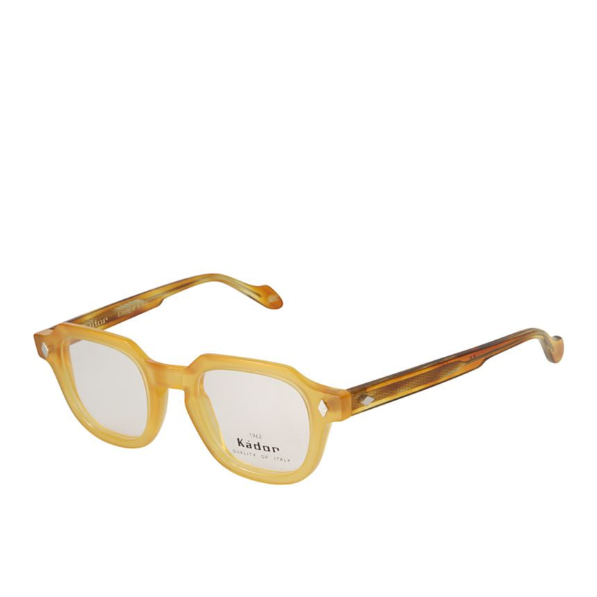 Turbot Translucent Amber-Yellow Turbot Sunglasses with Gradient Temples