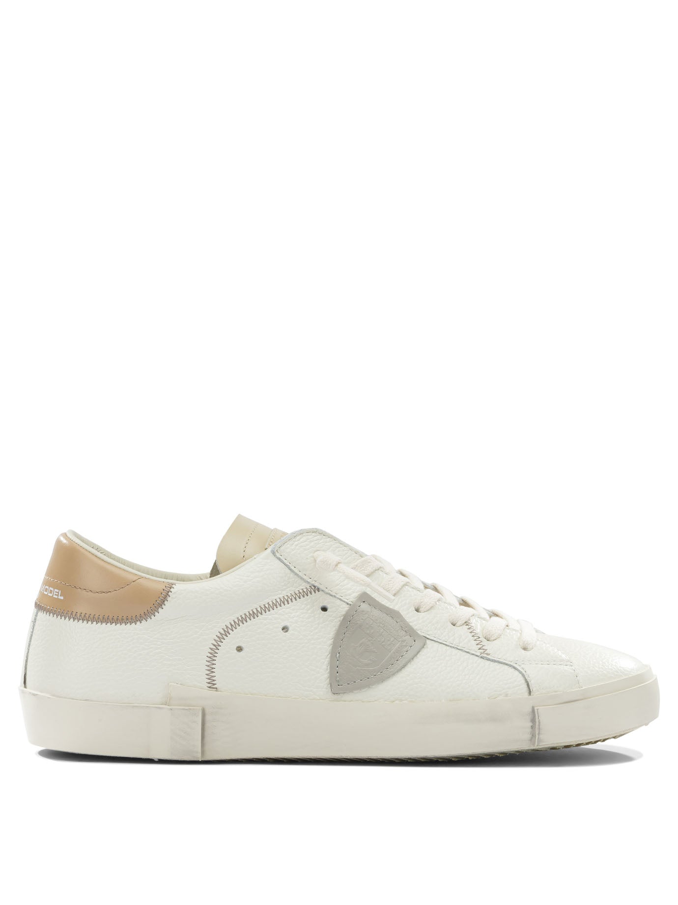 Low-Top Sneakers with Perforated Detailing