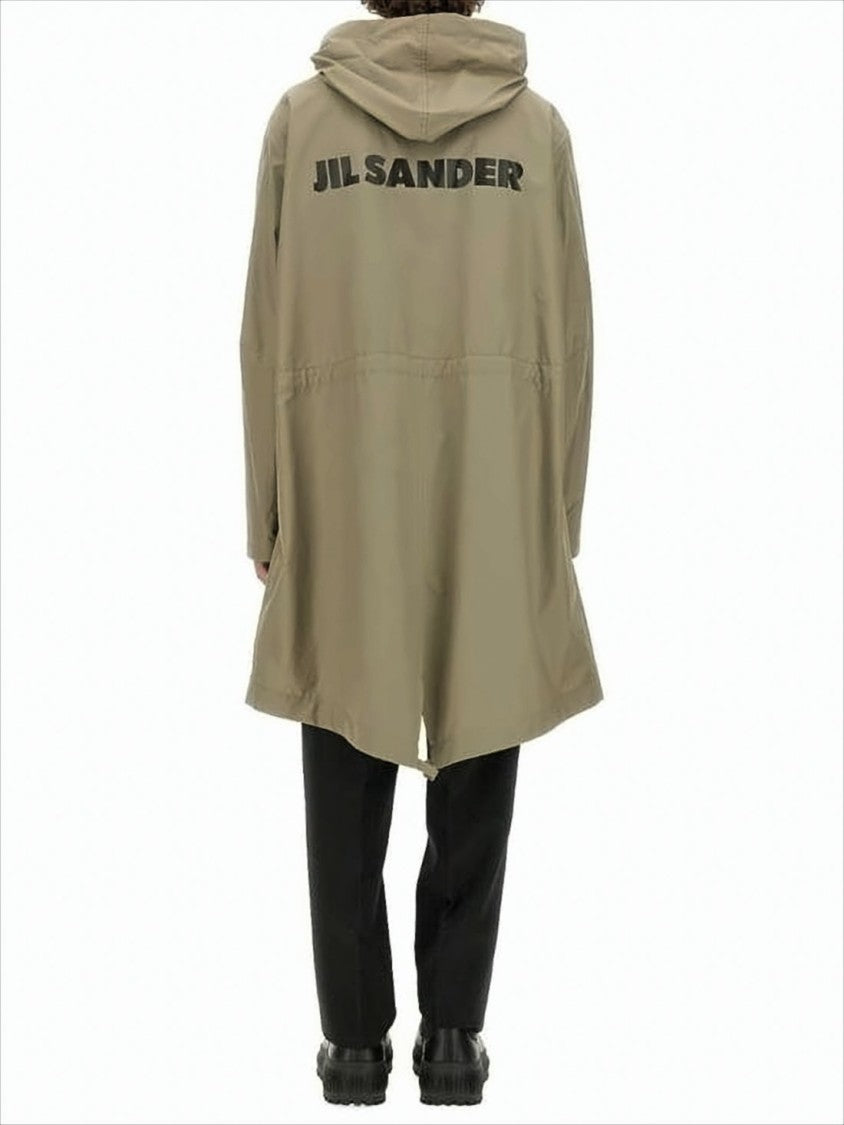 Hooded Casual Jacket with Flared Silhouette