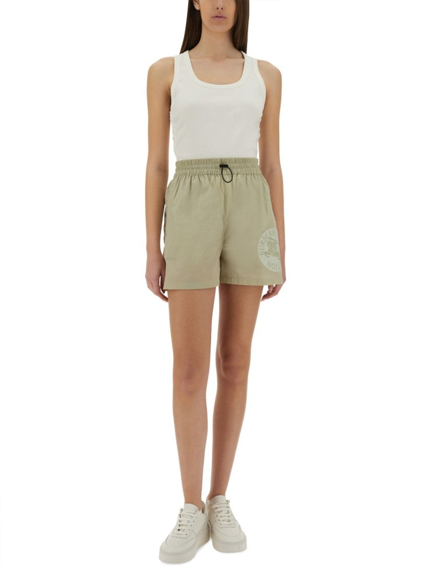 Relaxed Fit Nylon Shorts