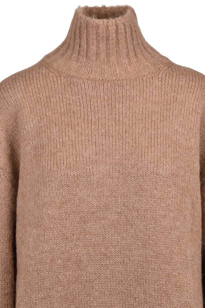High Neck Sweater - Pink