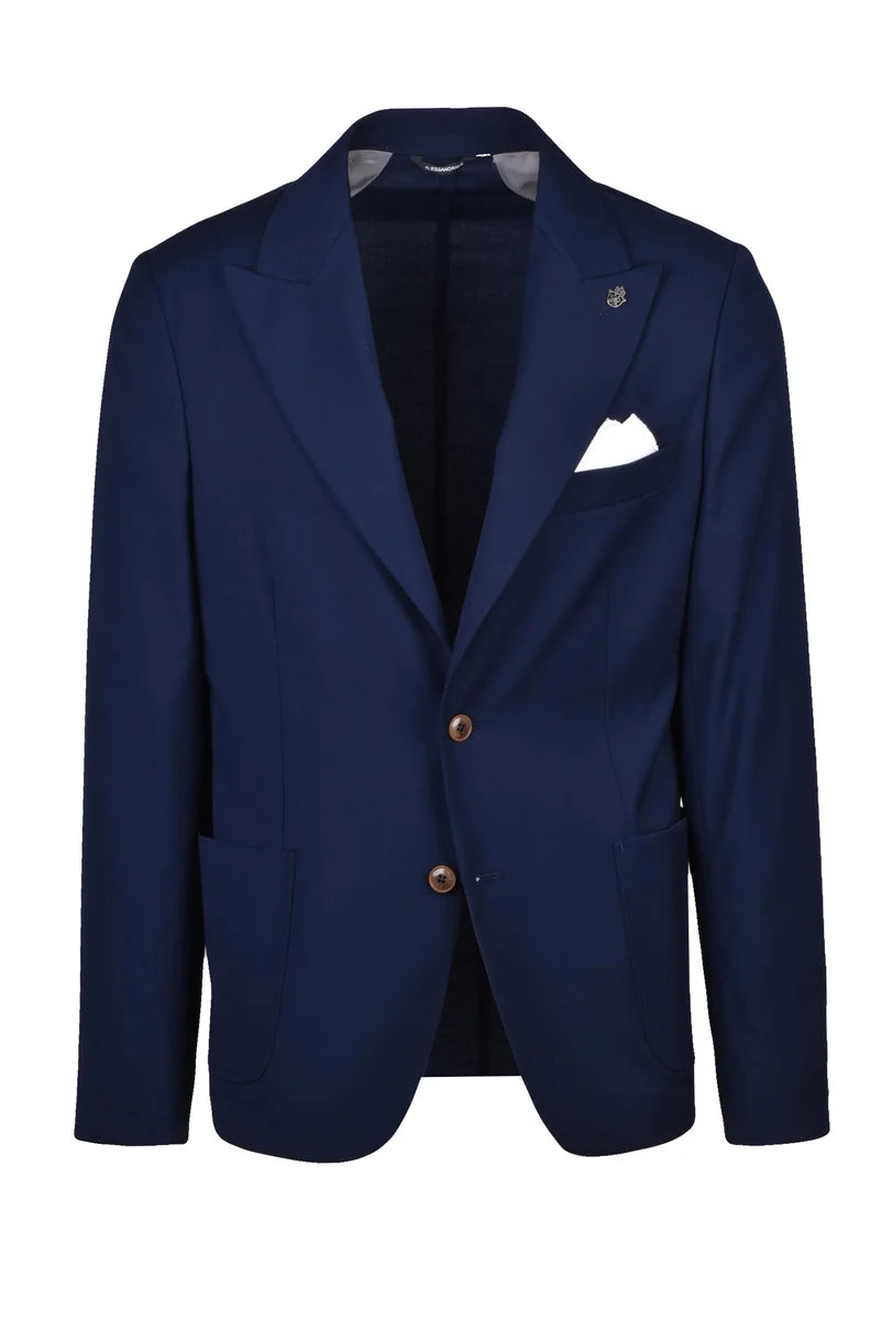 Jacket Polyester/Viscose/Elastane - Blue