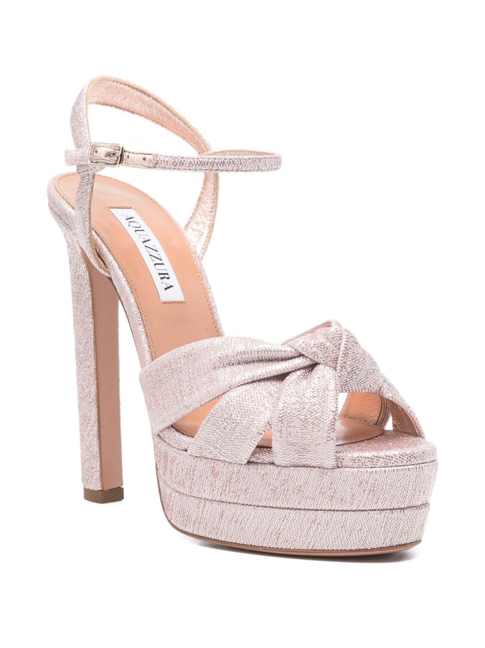 High Block Heel Platform Sandals
