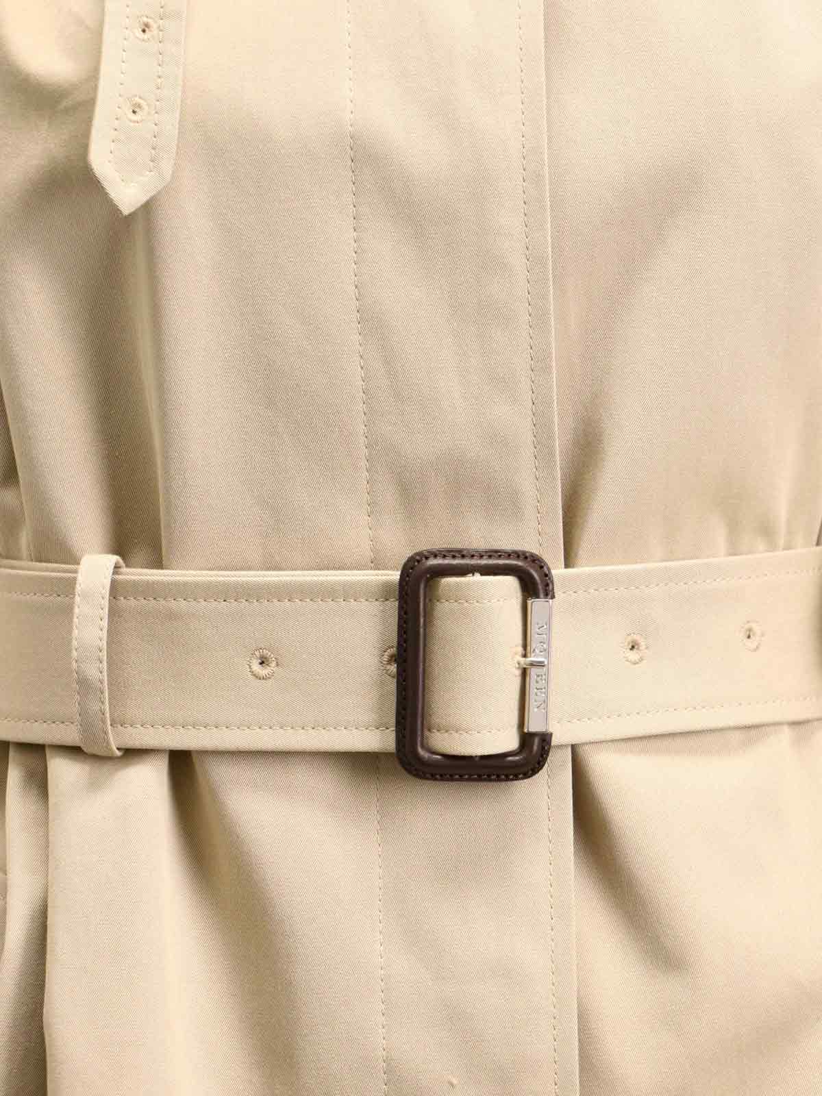Akexander Mcqueen Cotton Trench Coat