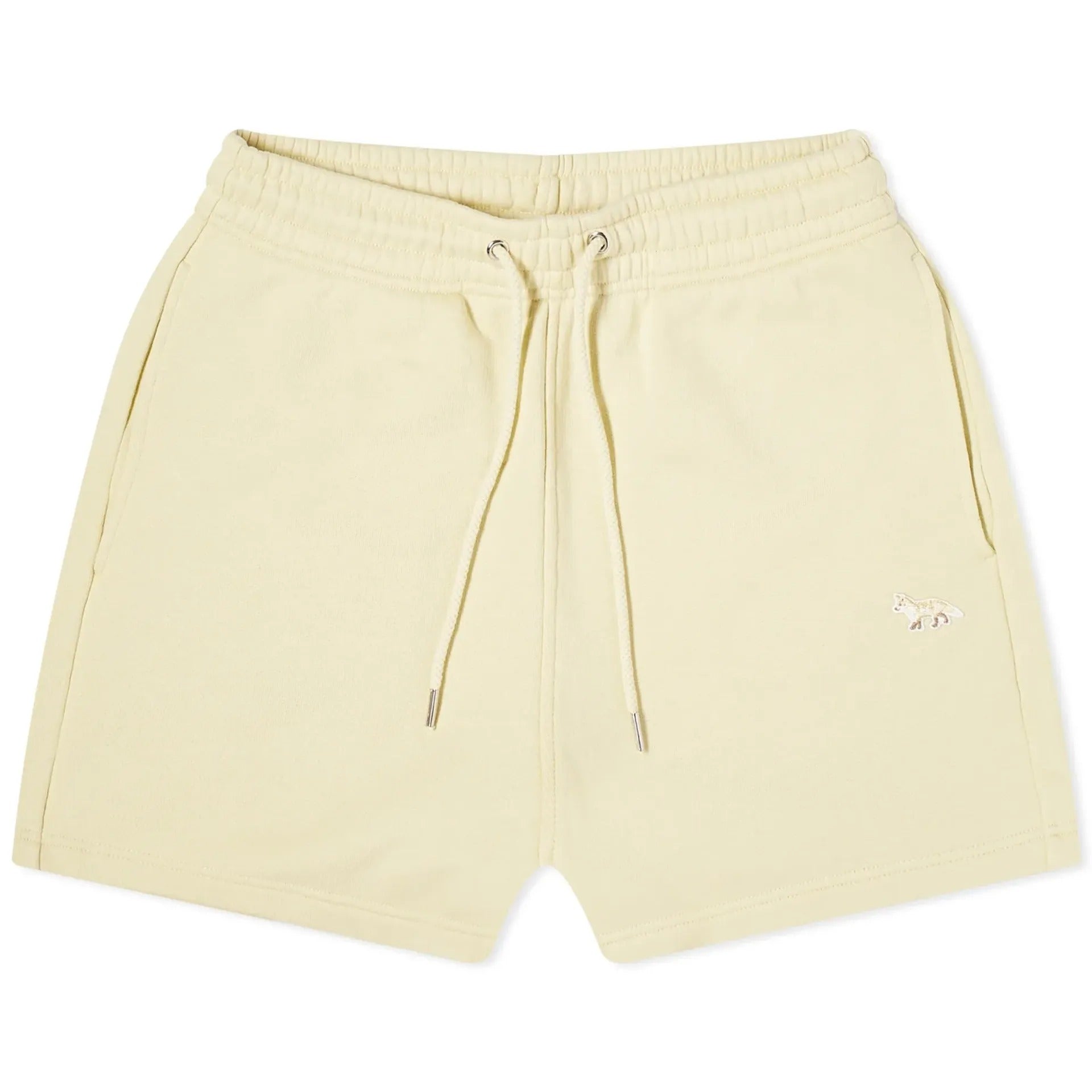 Relaxed Fit Cotton Shorts With Elastic Waistband And Embroidered Detail