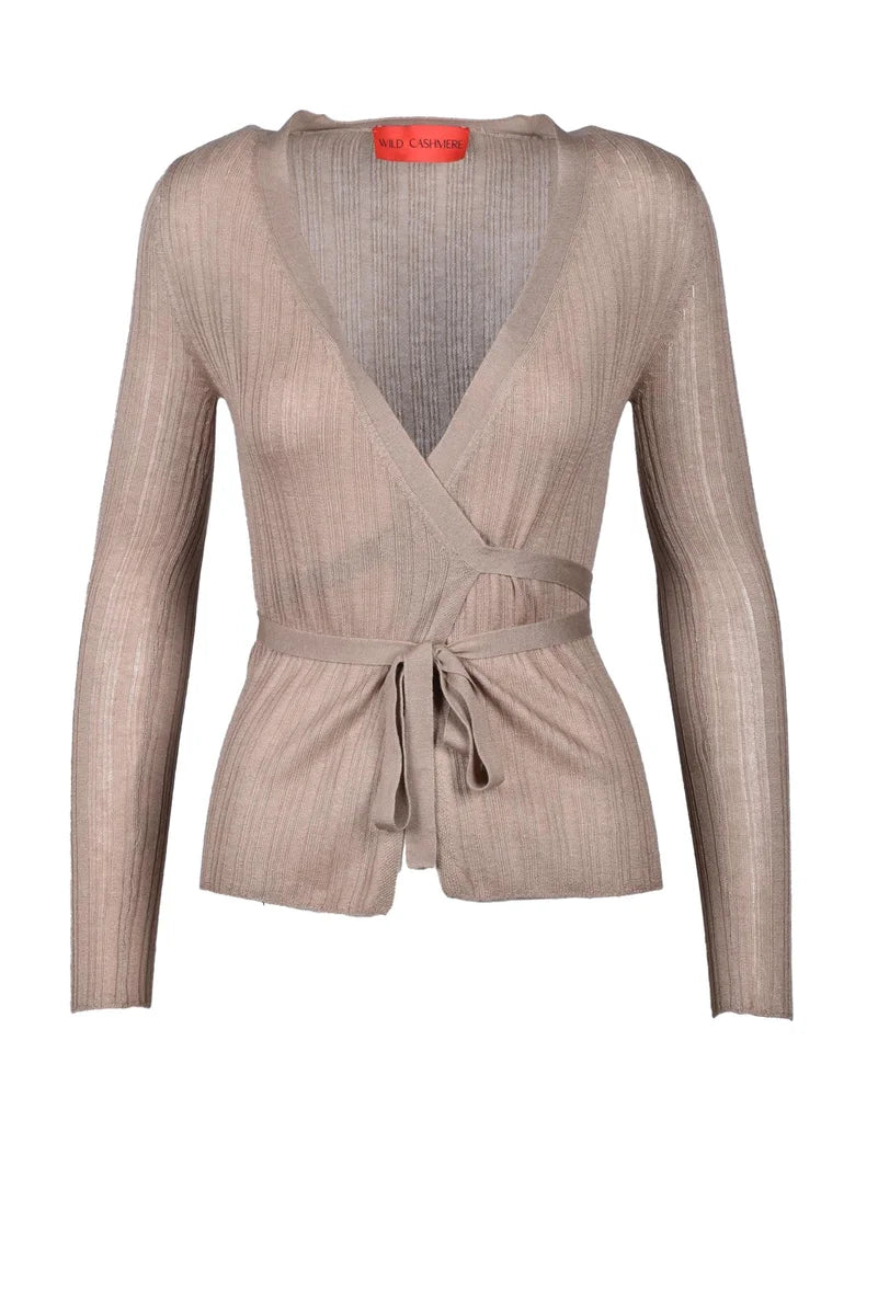 Wrap Cardigan - Taupe