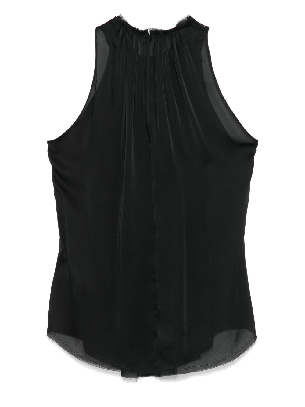 Sleeveless Black Top