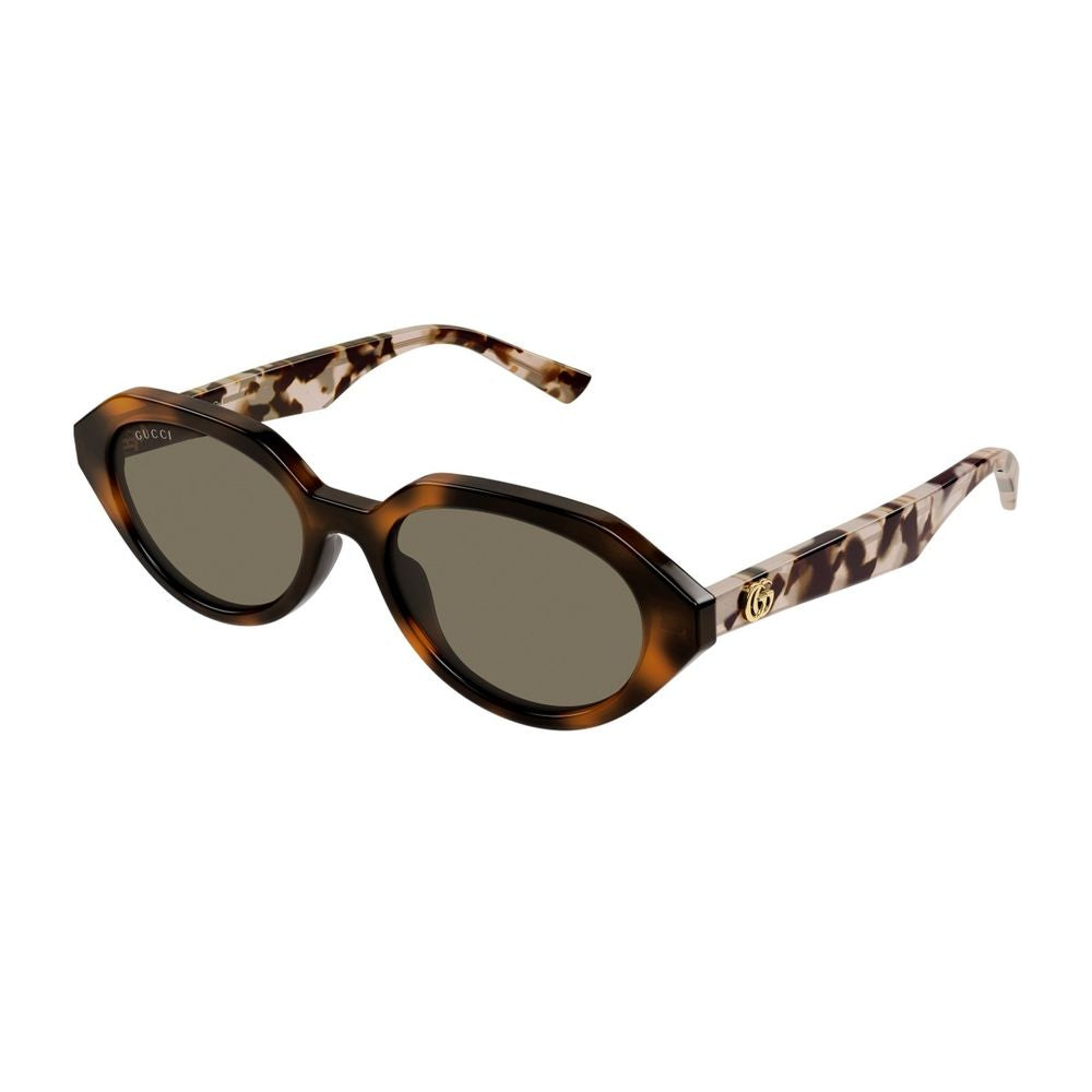 Geometric Oval Sunglasses with Gold-tone Double G Logos GG2178S Linea Emblem