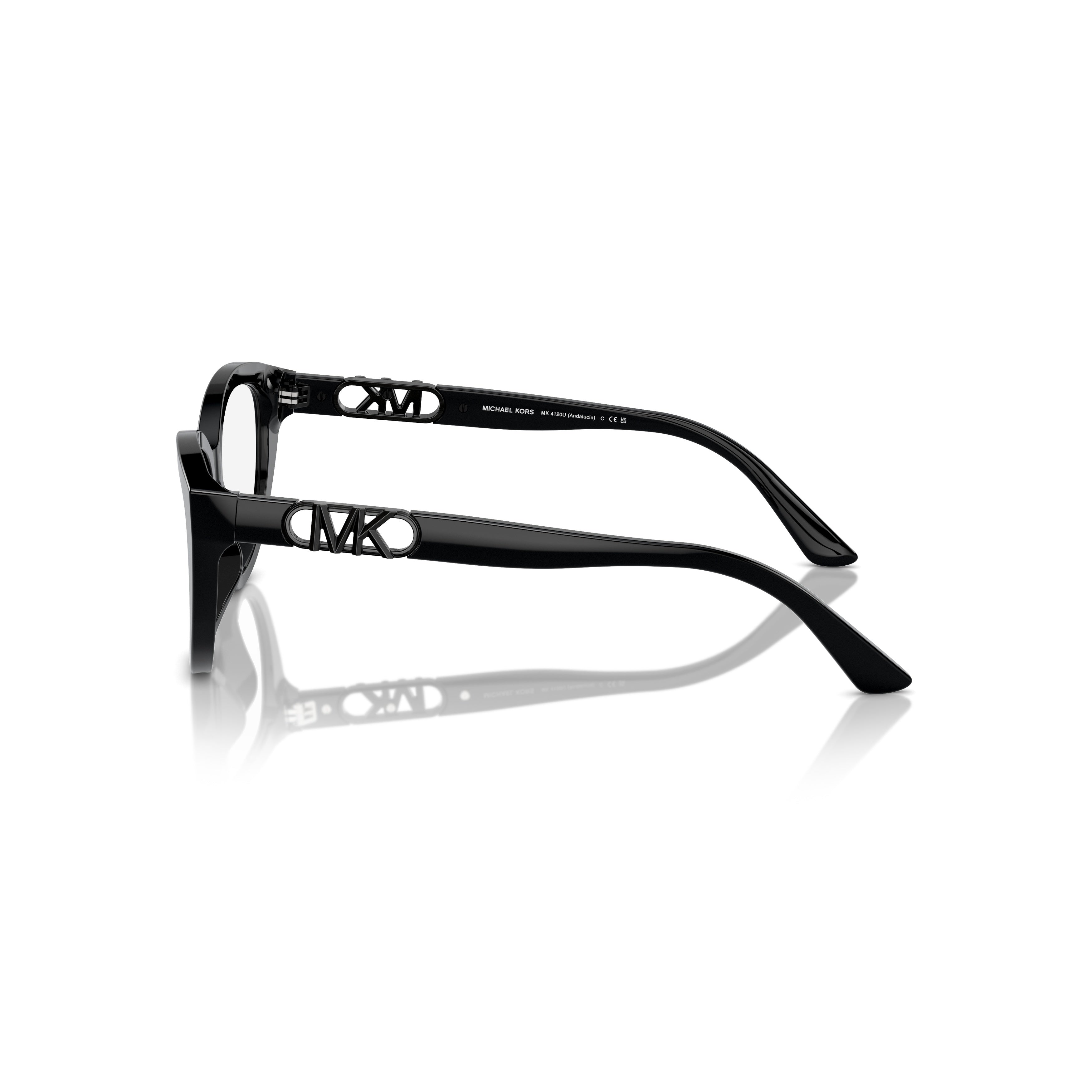 0mk4120u Sleek Cat-Eye Sunglasses with Glossy Acetate Frame