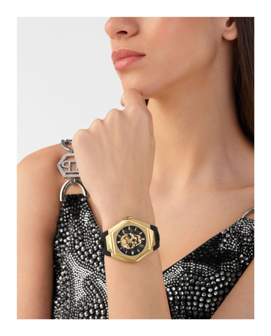 The $Kull Spikes Silicone Watch