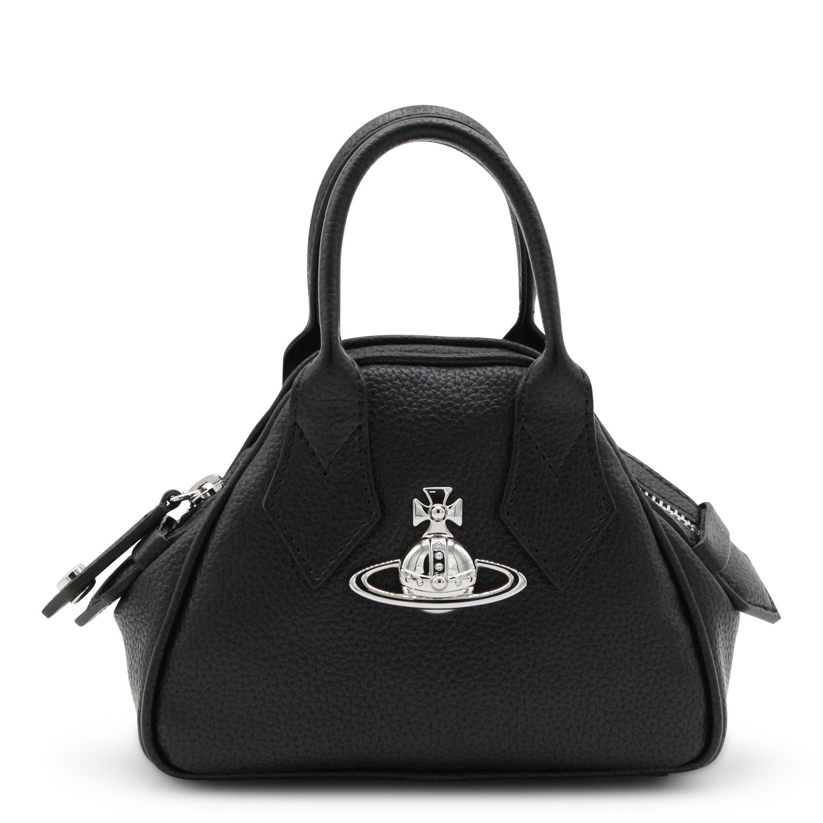 Black Top Handle Bag