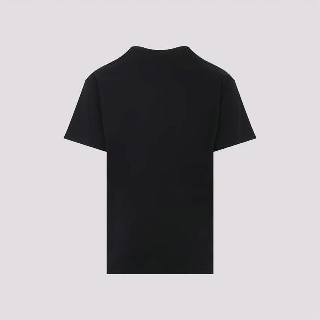 Black T-Shirt with Tonal Logo Patch