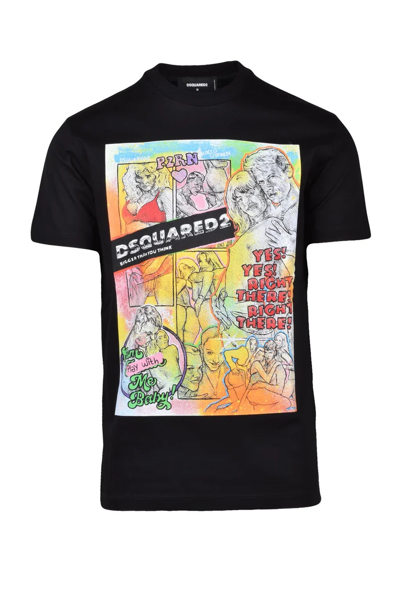 Crew Neck T-shirt - Black