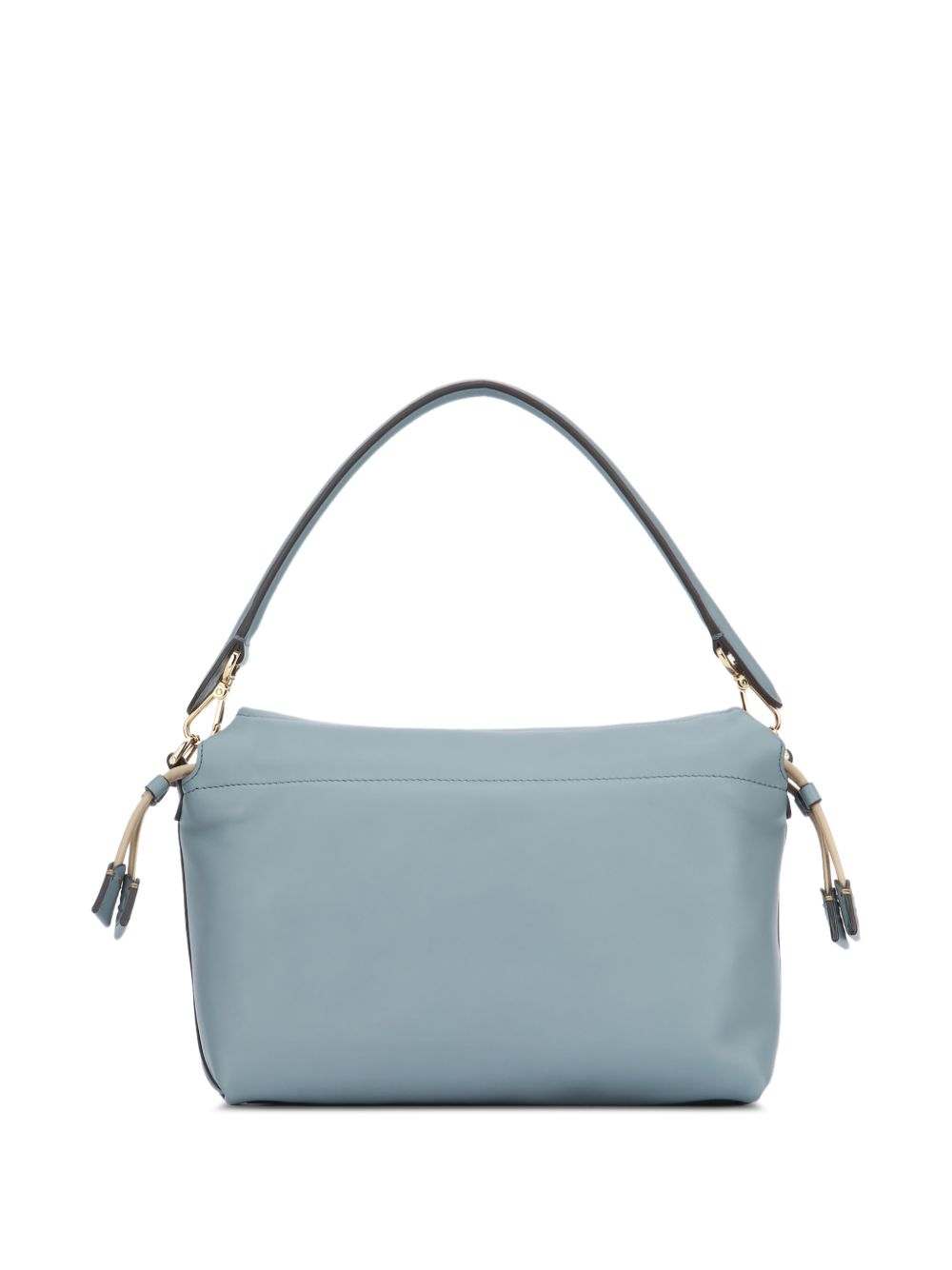Medium Mercury Blue Nappa Leather Baguette Bag
