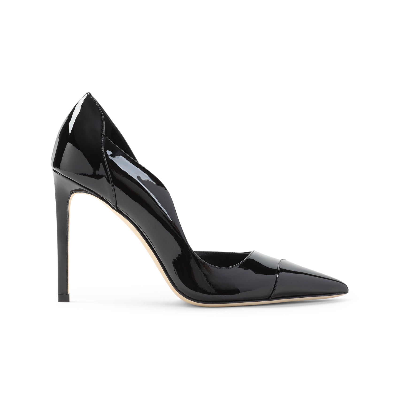 Pointed Toe Patent Leather Brigitte Pumps