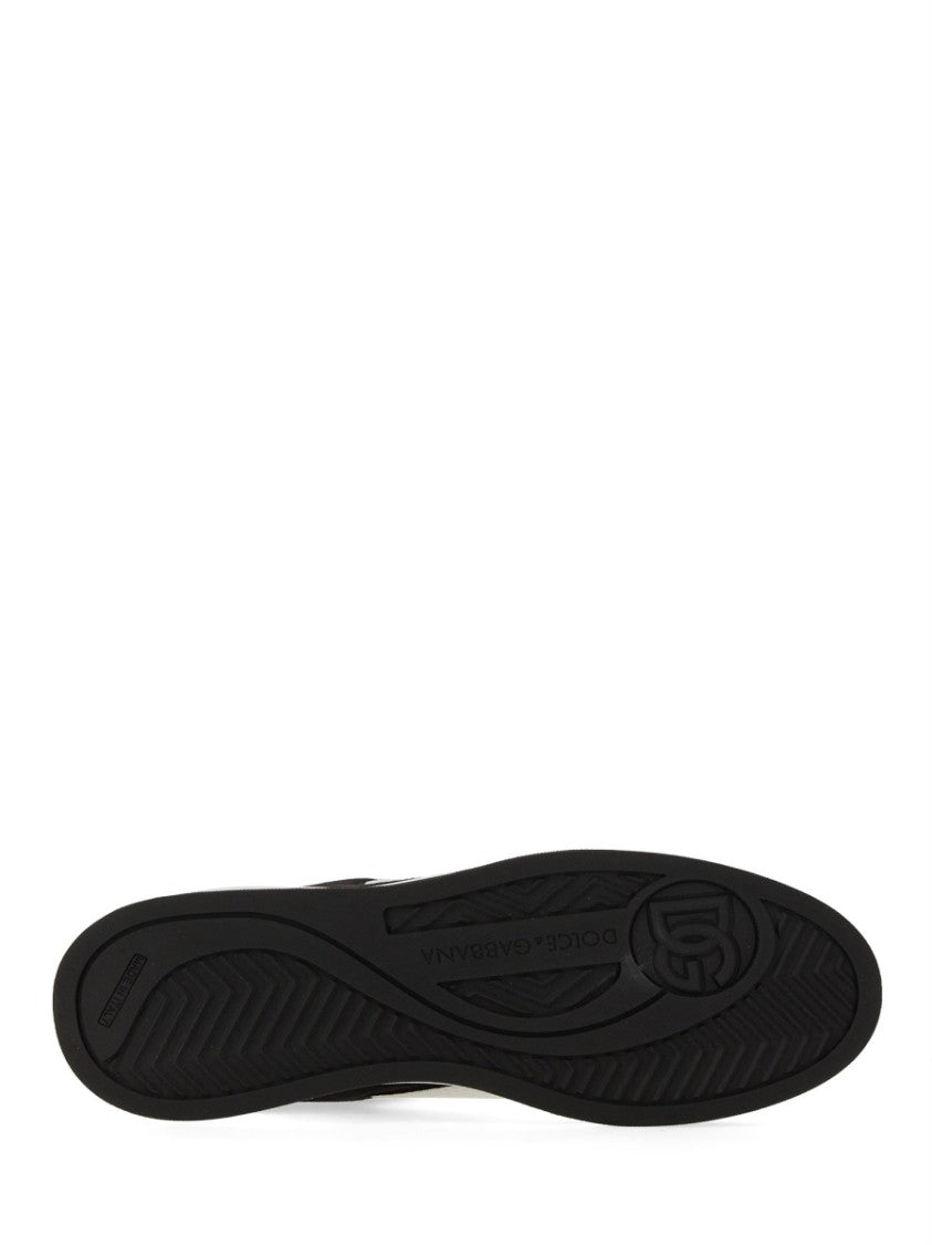Leather And Mesh Sneaker