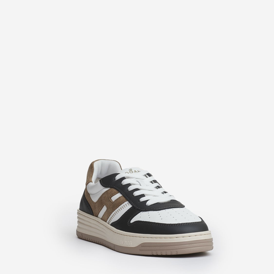 Basket Leather Blue White Beige