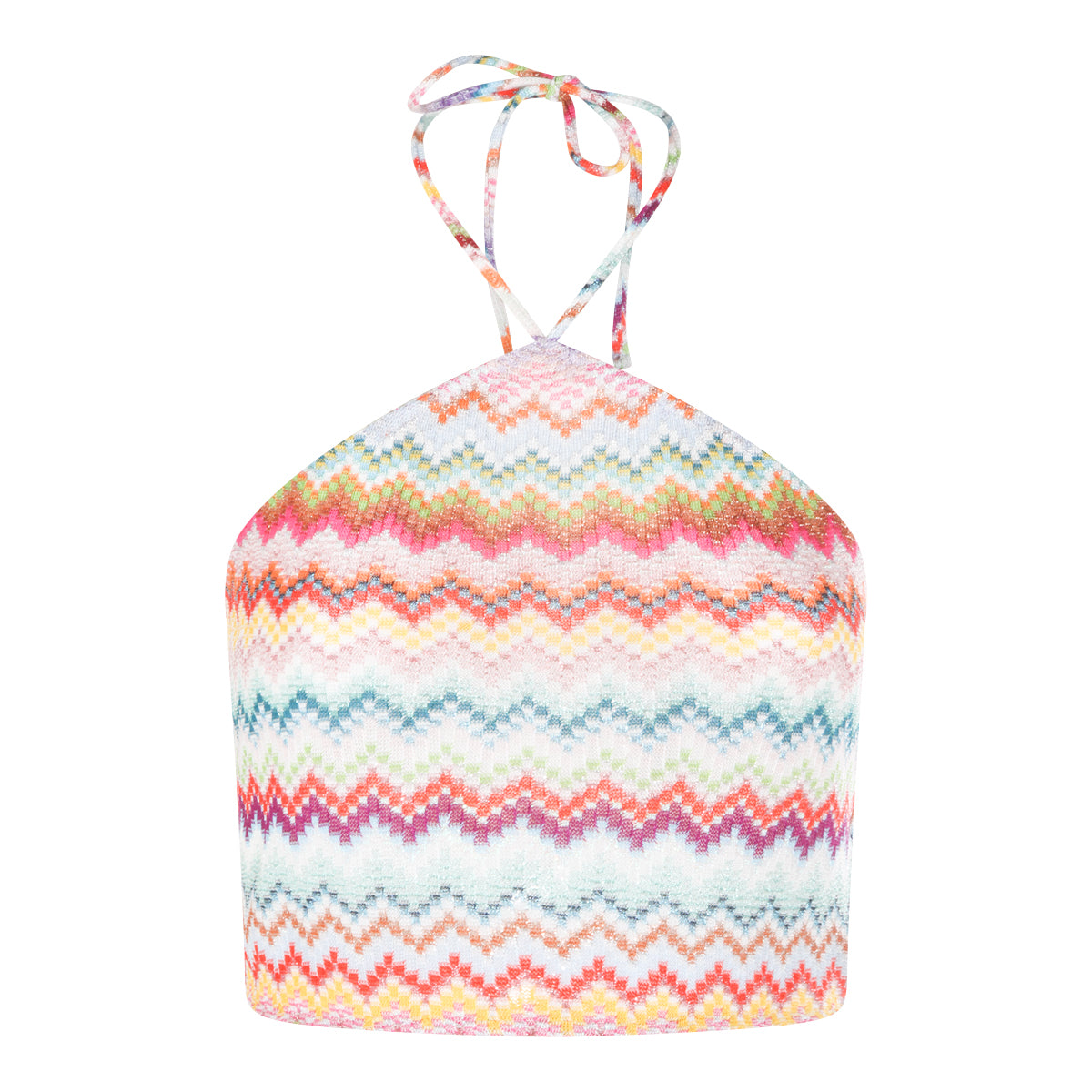 Zigzag Halter Neck Top