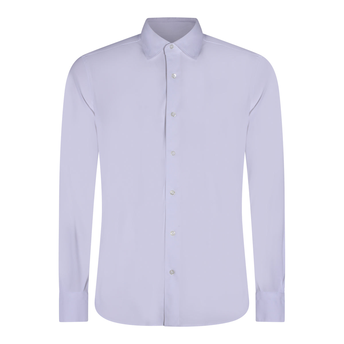Classic Long-Sleeve Tailored Mazzarelli Shirt