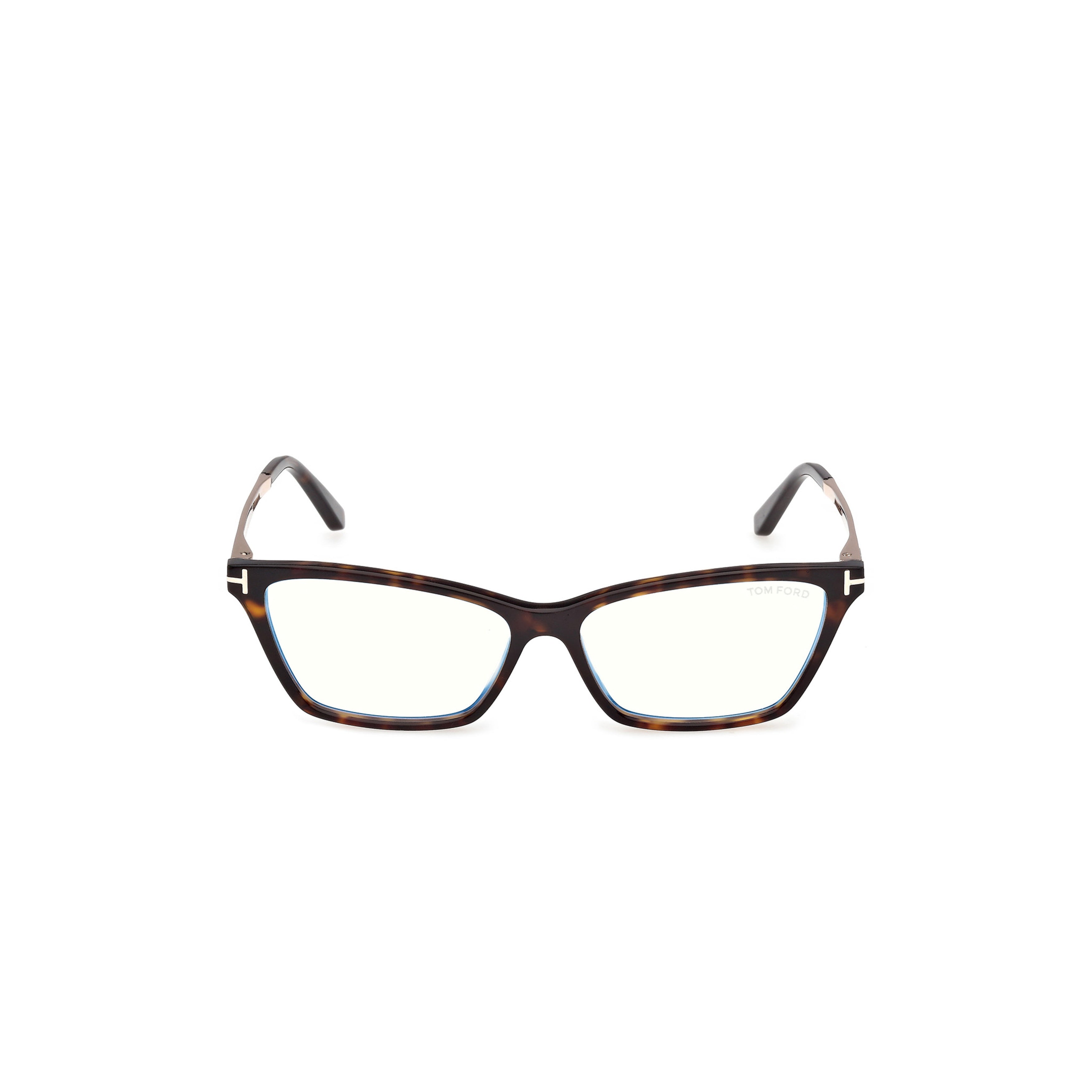 Ft6135-B Rectangular Tortoiseshell Acetate Eyeglasses