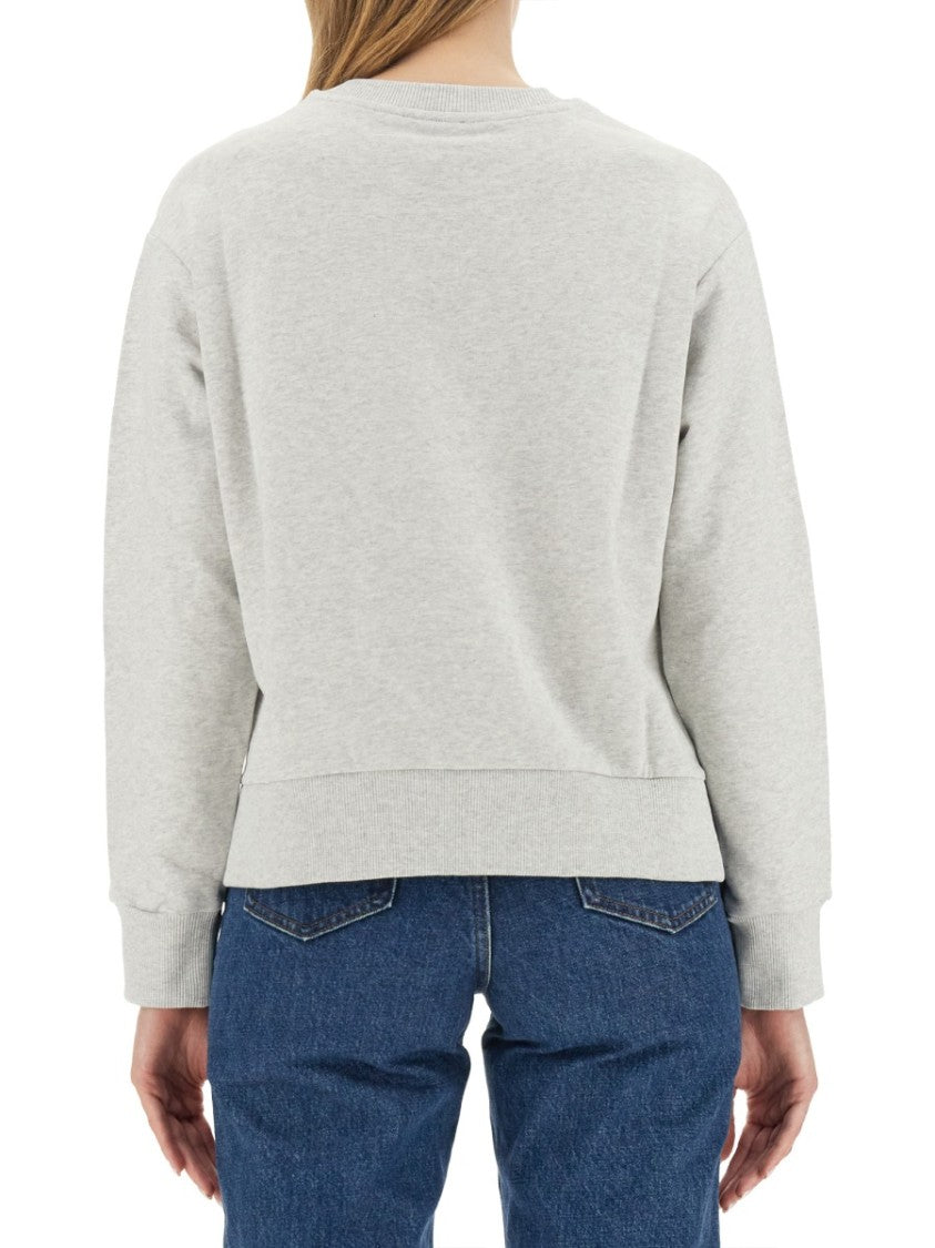 Cropped Hem Sweatshirt