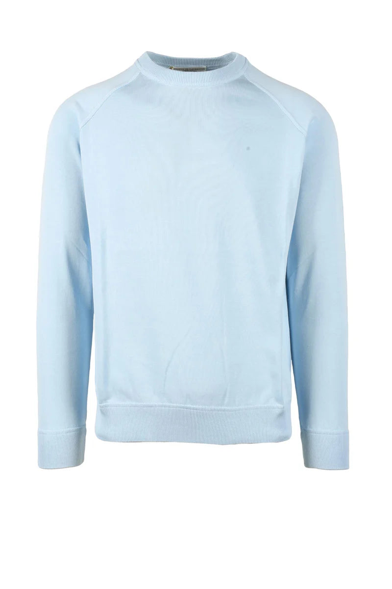 Cotton Sweater - Aqua