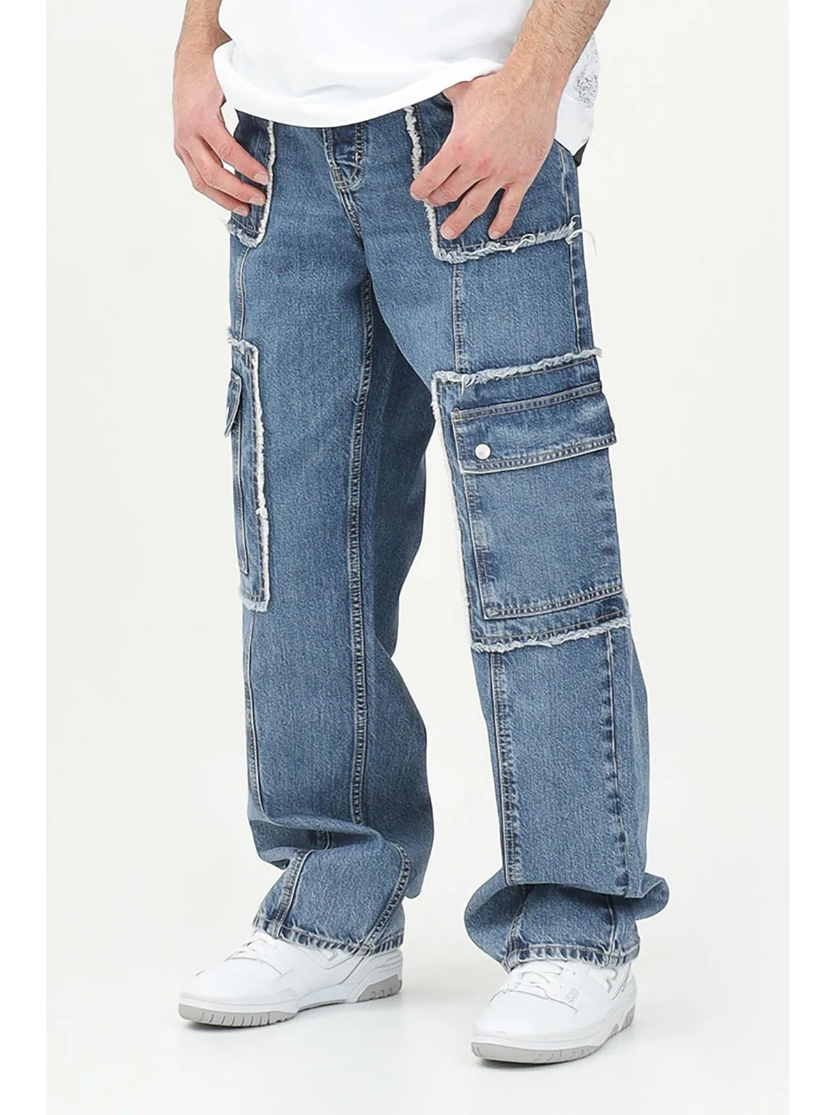 Blue Cotton Jeans