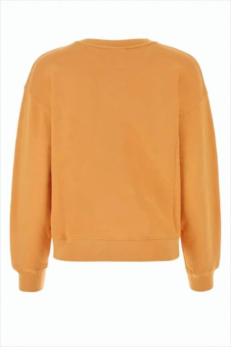 Cropped Long-Sleeve Sweatshirt With Embroidered Logo
