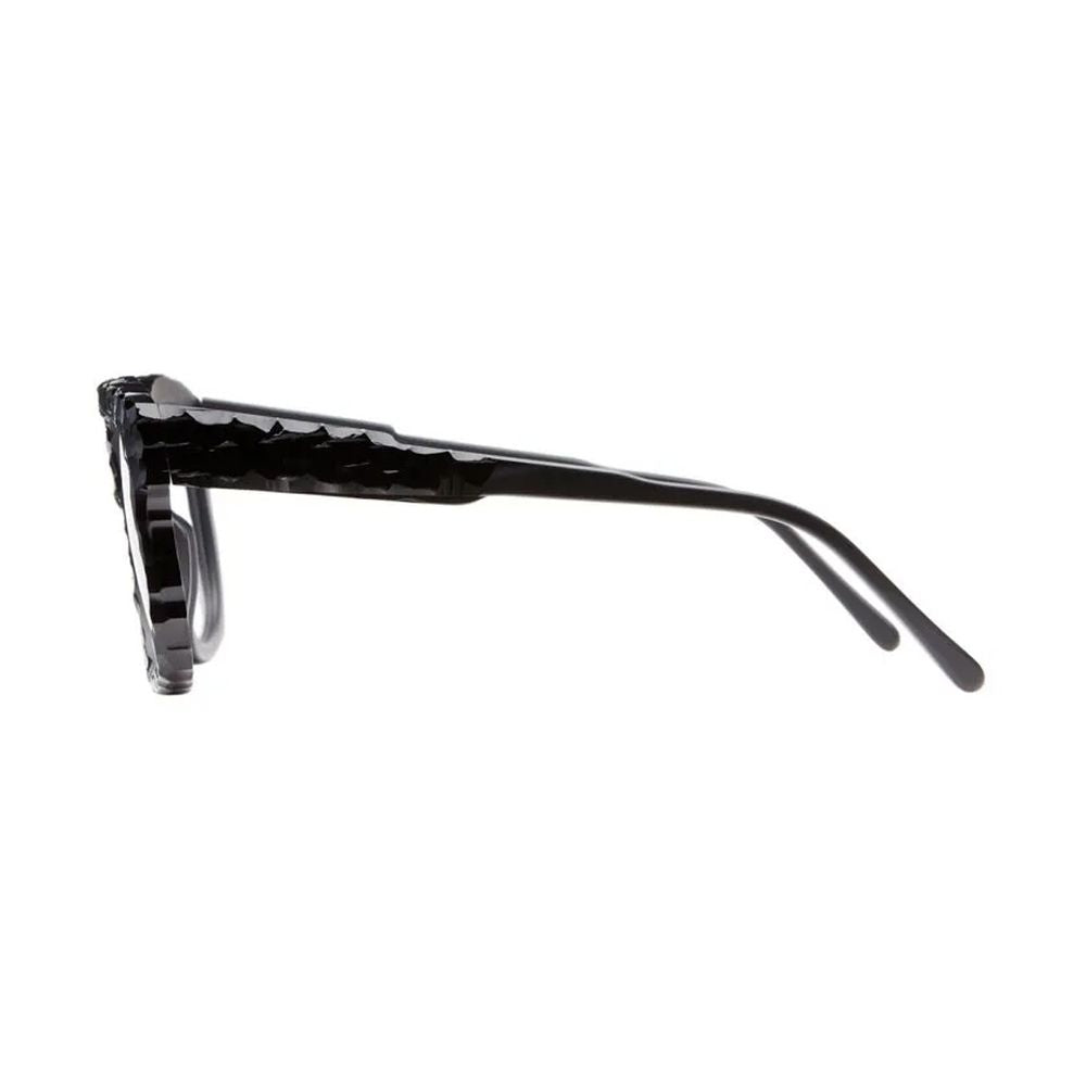 Mask K25 Square-Structured Black Acetate Kuboraum Mask K25