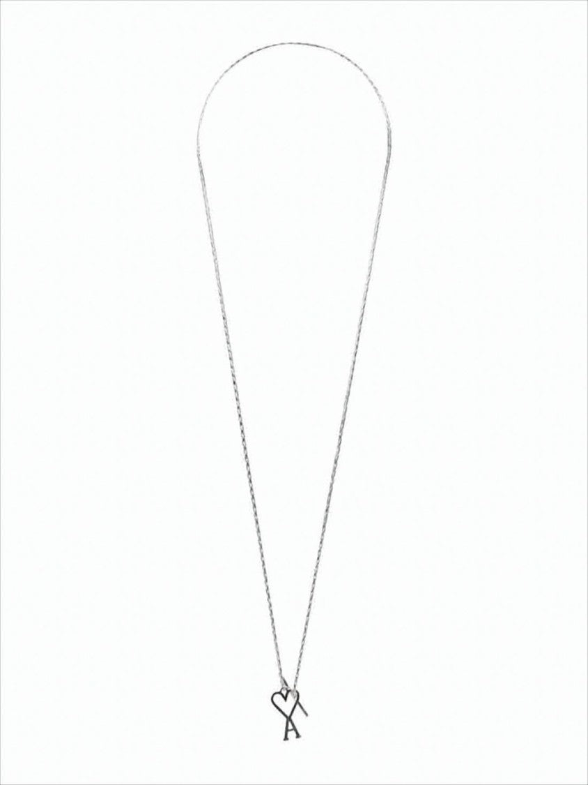 Delicate Silver Necklace with Heart