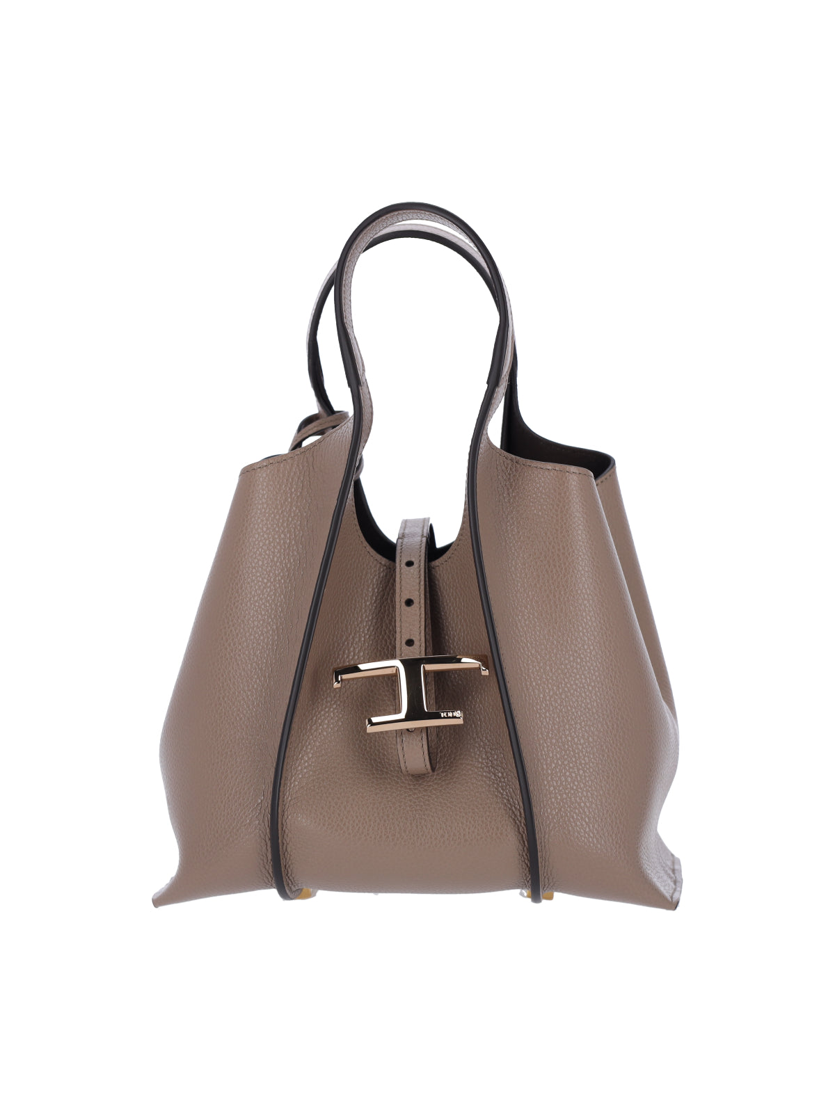 Mini Bag In Taupe Calfskin