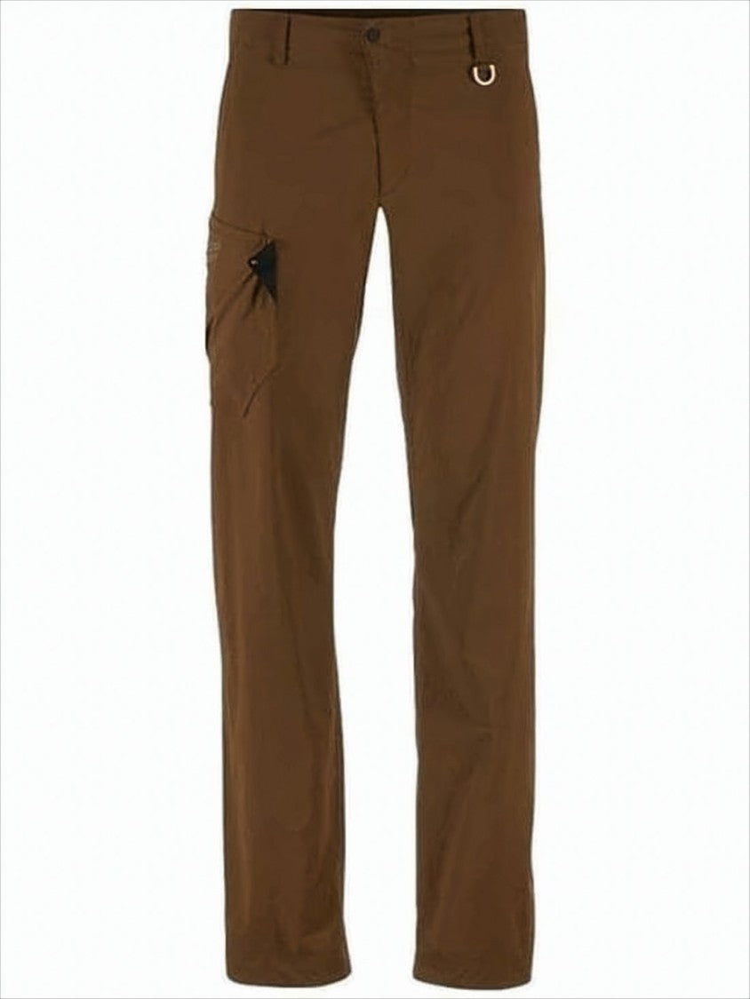 Straight-Cut Casual Pants With Design