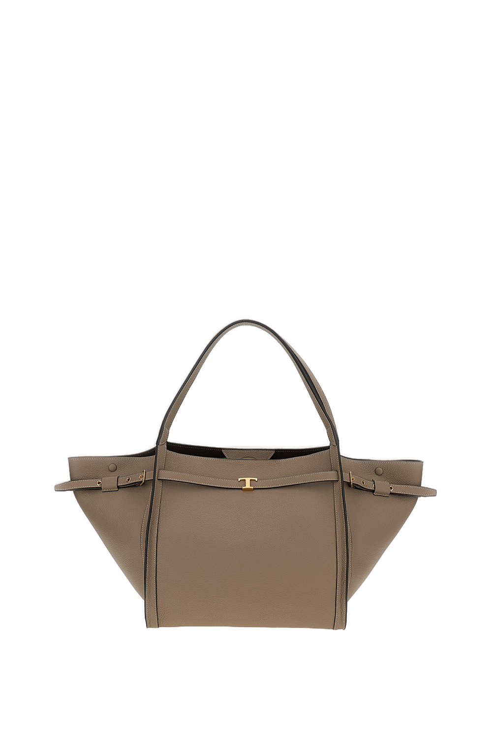 Brown Leather Shopping Bag