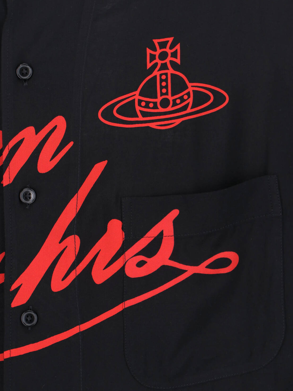 "Opne 24 Hrs" Bowling Shirt – Black