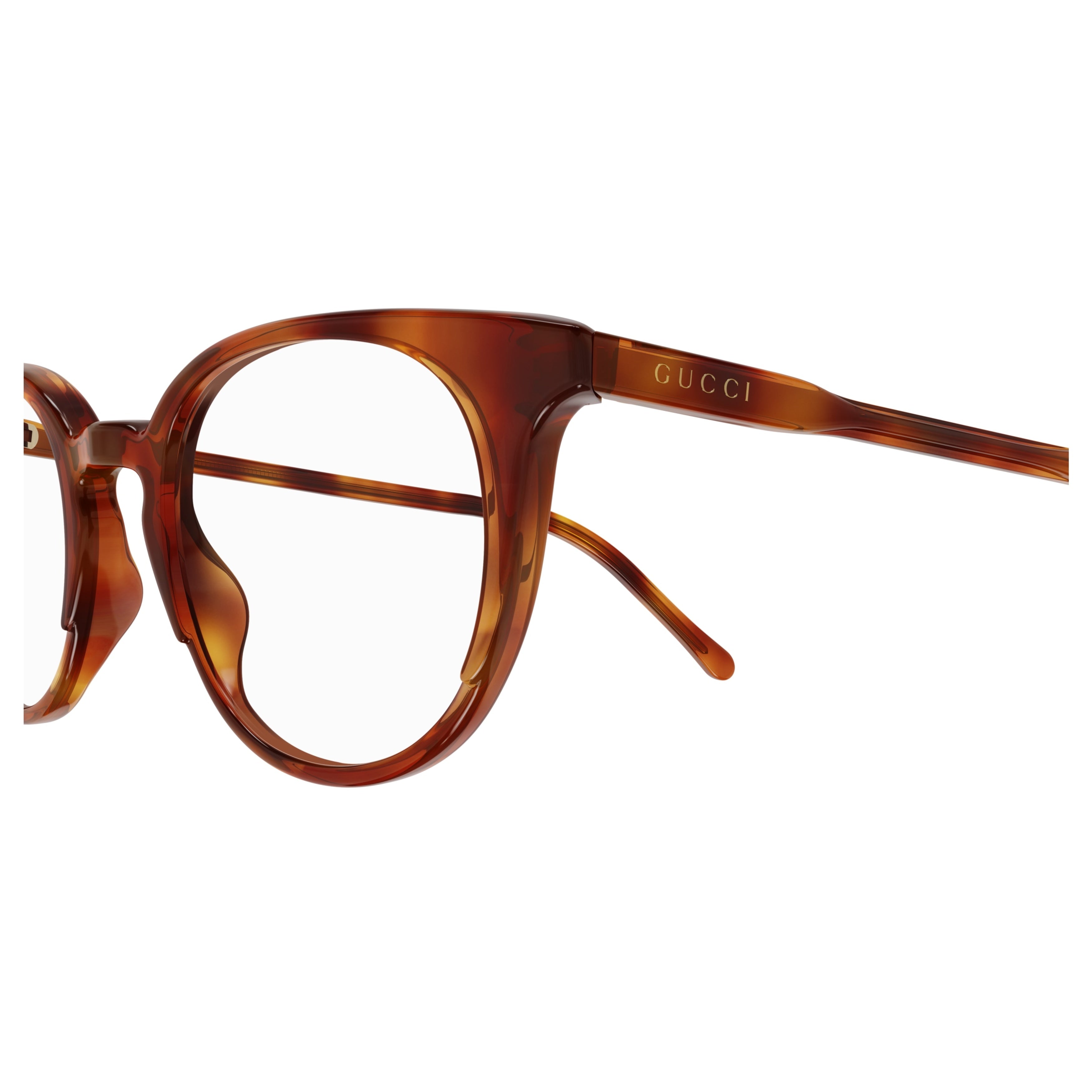 Gg1214o Tortoiseshell Round Frame Eyeglasses