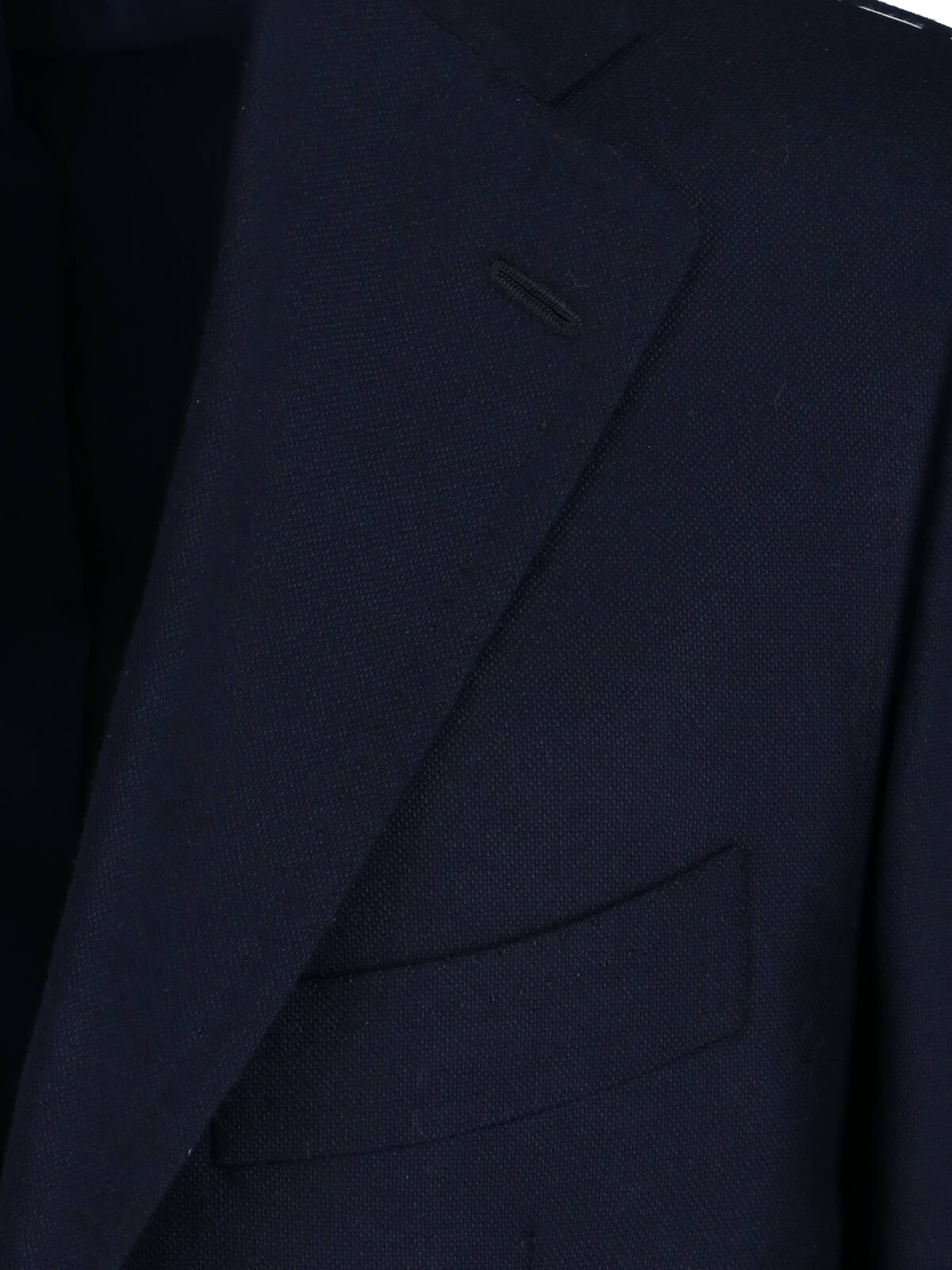 Single-Breasted Blazer – Navy