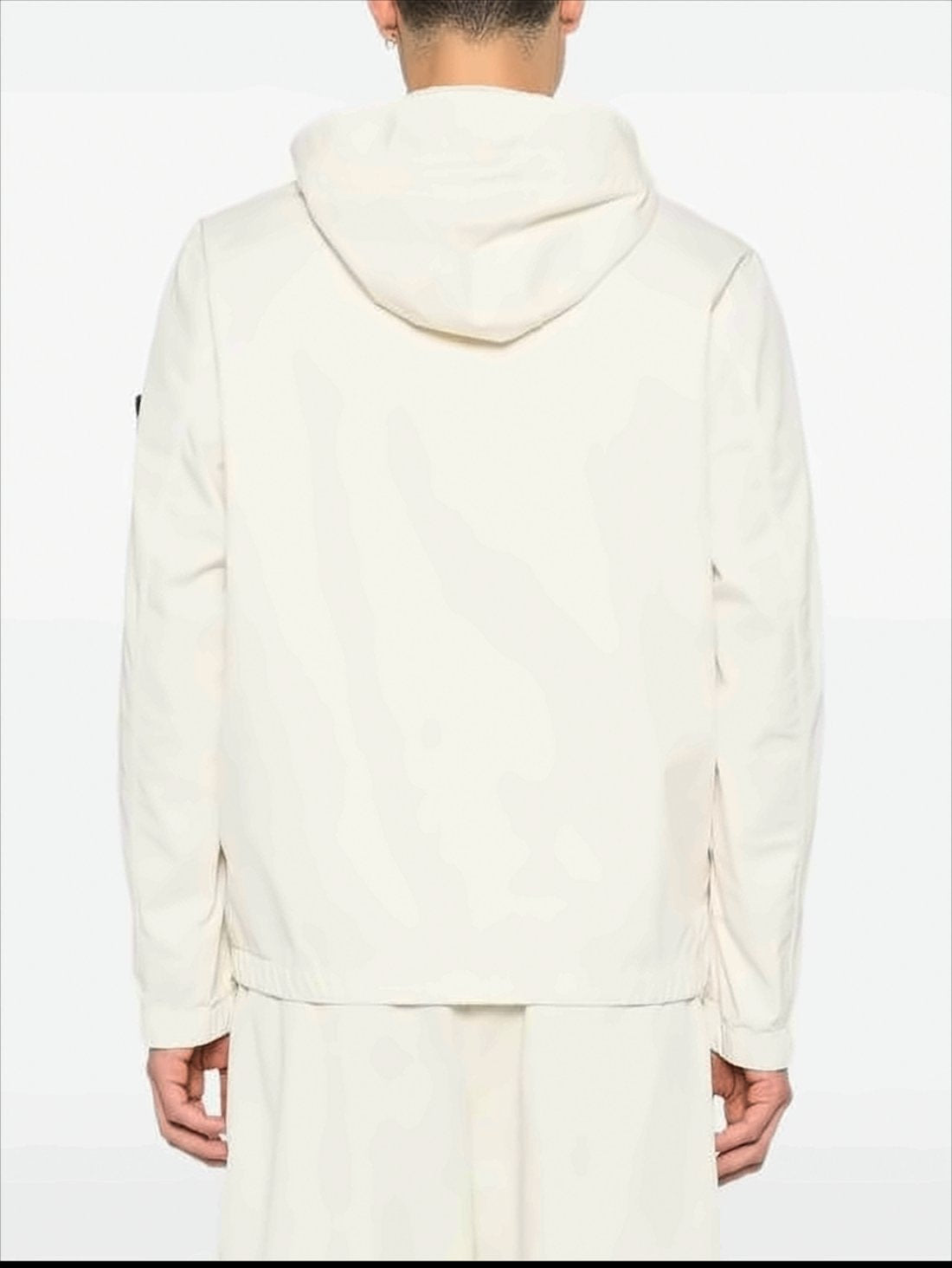 Lightweight Hooded Jacket with Distinctive Patch