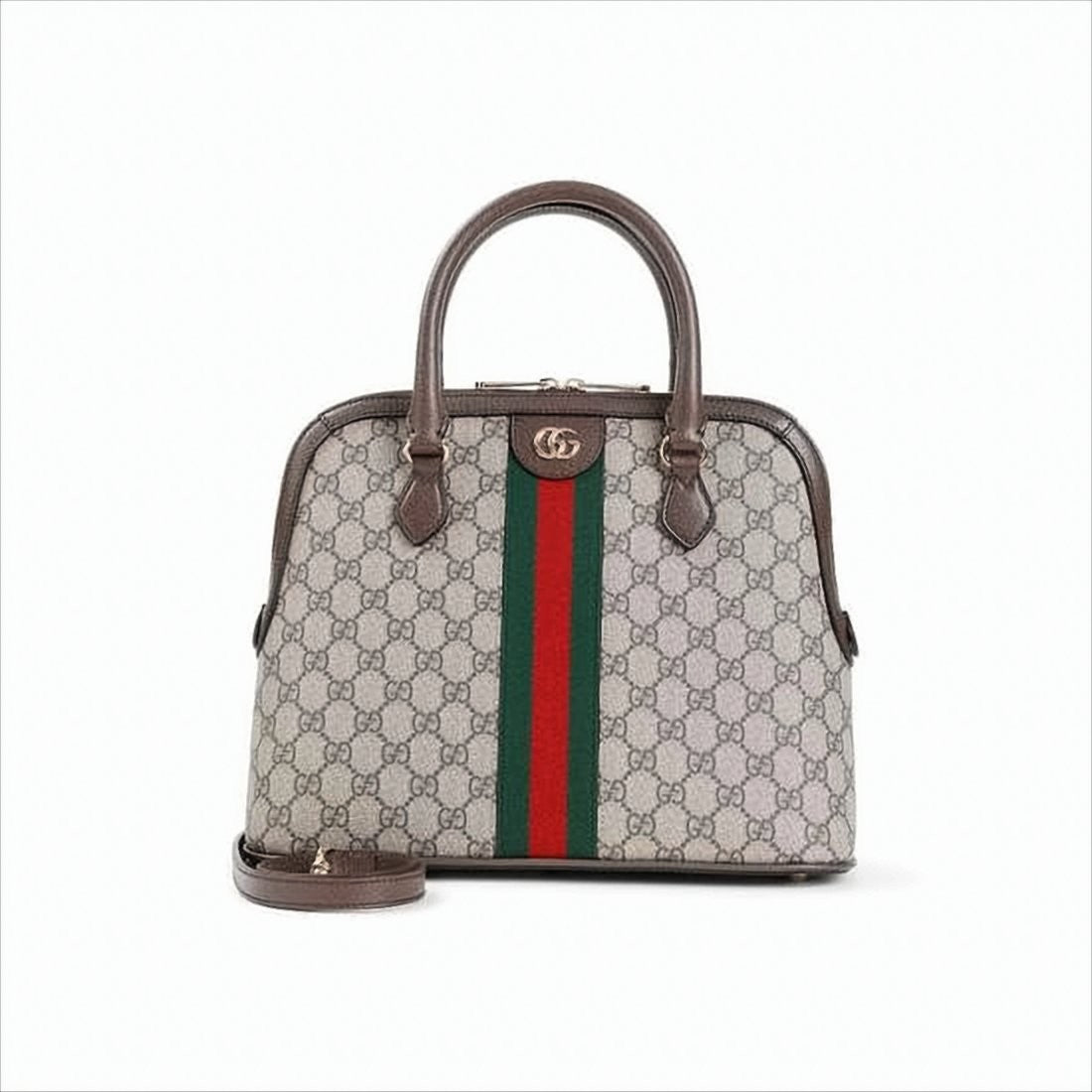 Structured Monogram Canvas Tote Bag