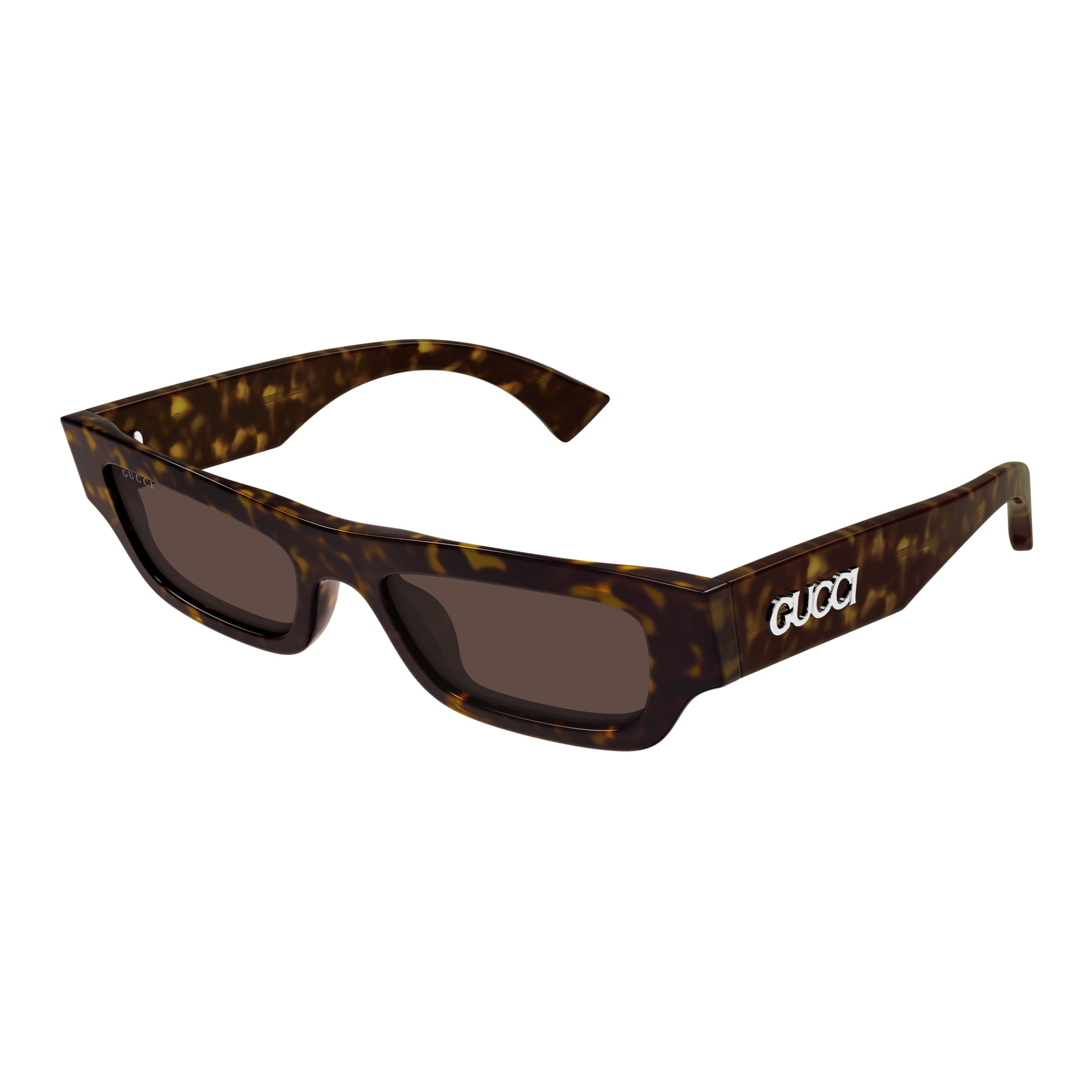 Gg1839s Rectangular Tortoiseshell Acetate Sunglasses