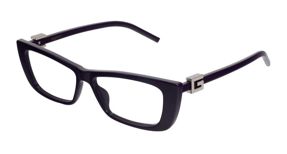 Eyeglasses Gucci GG1682O 004 Violet Violet Transpa 53/14/140