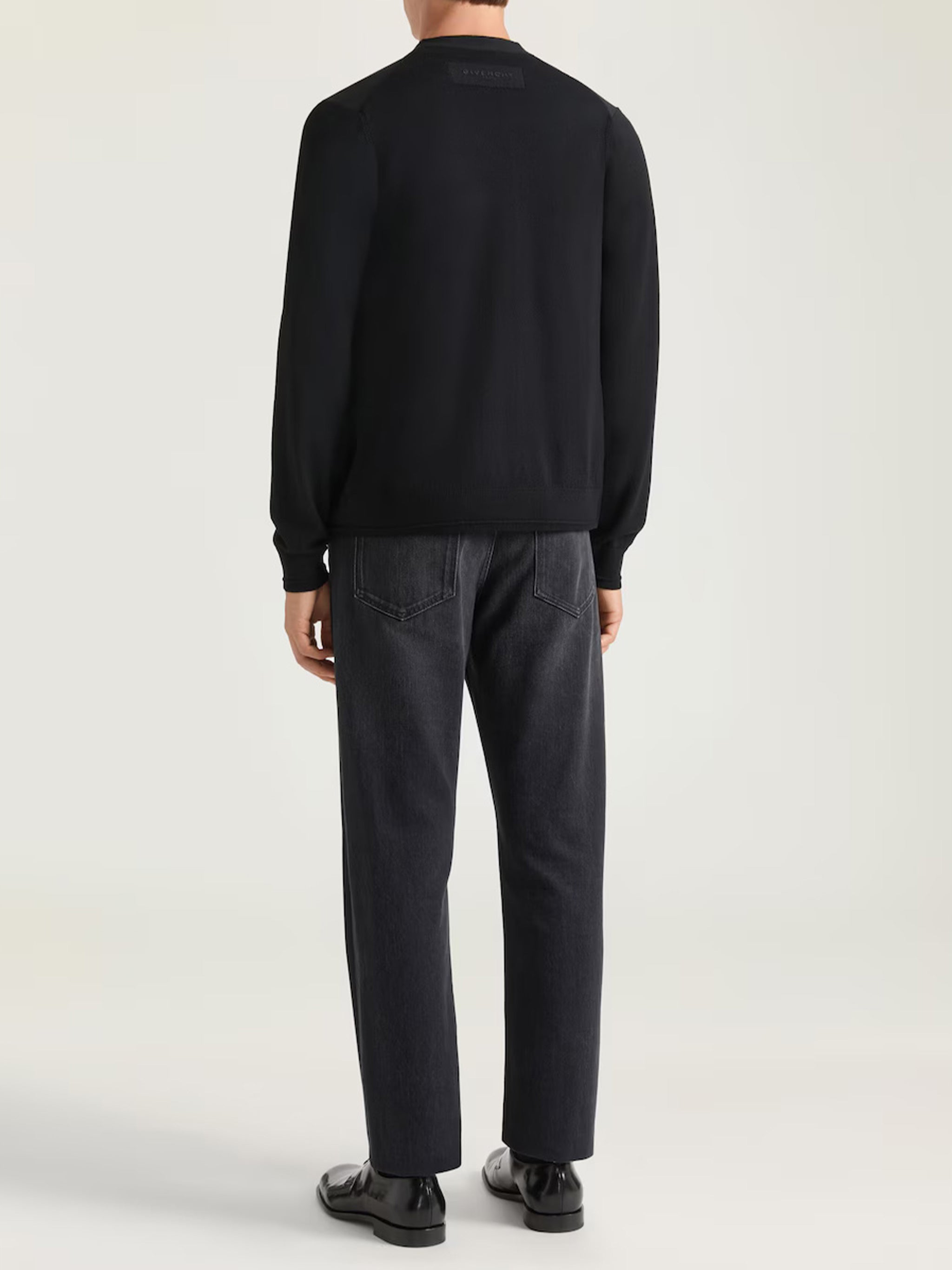 V-Neck Flap Pocket Cropped Cotton Cardigan