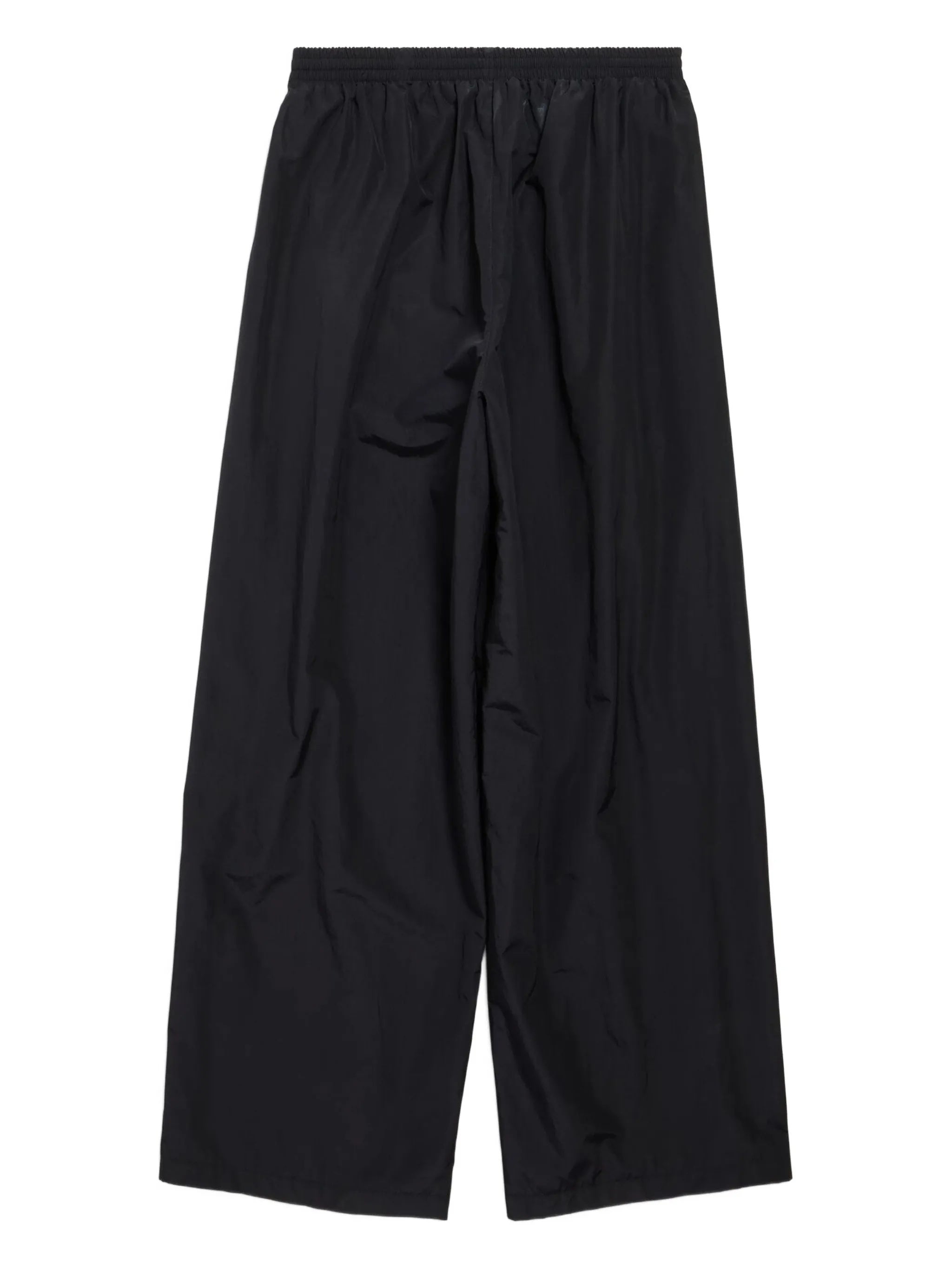 Black Tracksuit Loose Wide-Leg Pants