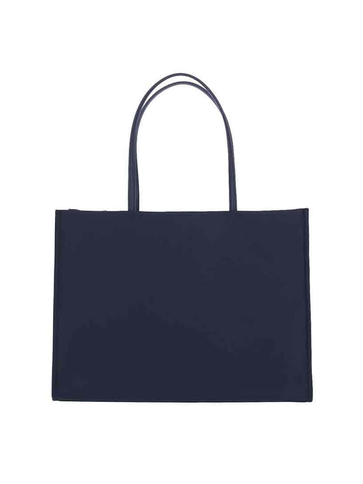 "Ella" Large Tote Bag, In Blue Recycled Nylon