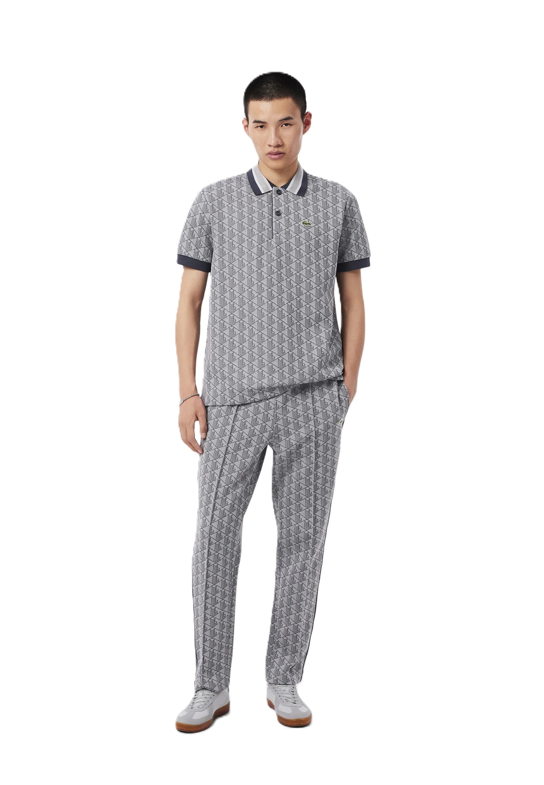 Gray Paris Monogram Track Pants