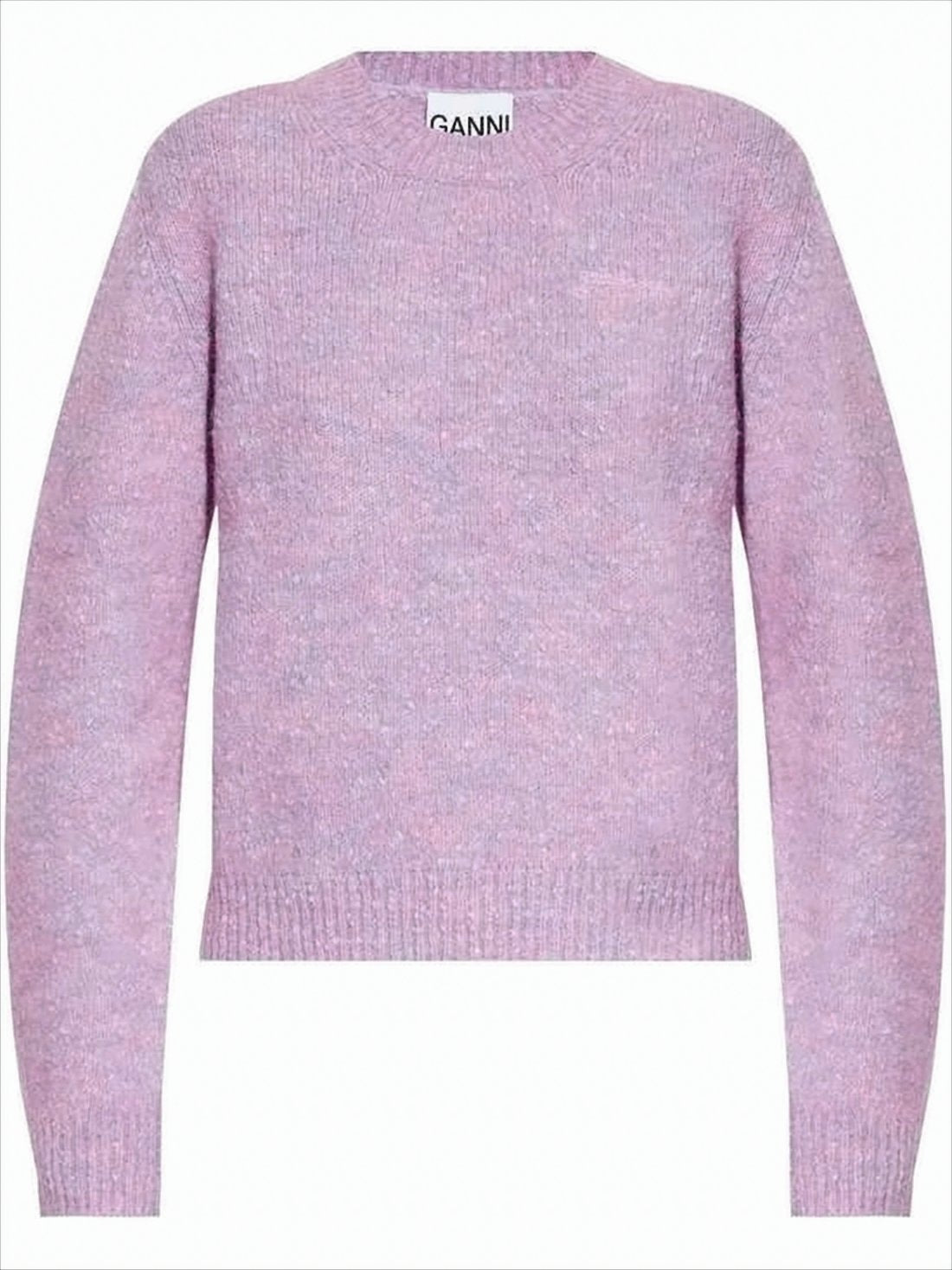 Textured Knit Sweater in Pastel Shades