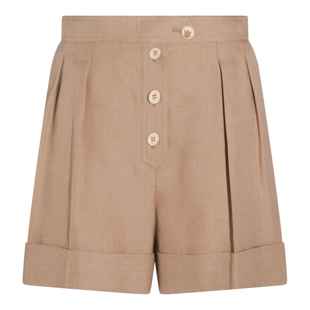 Tailored High-Waisted Shorts