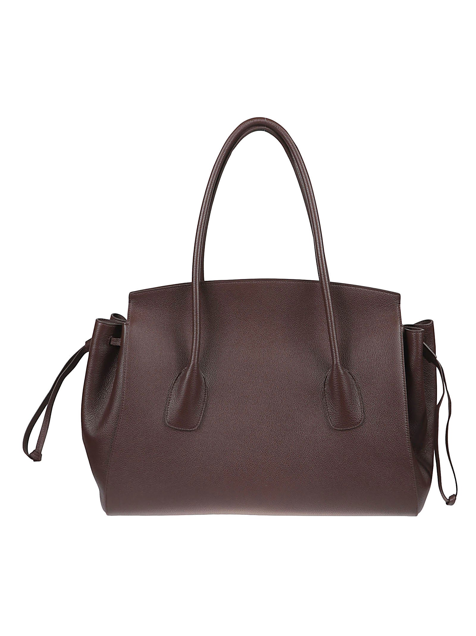 Spacious Structured Handbag with Flap Closure