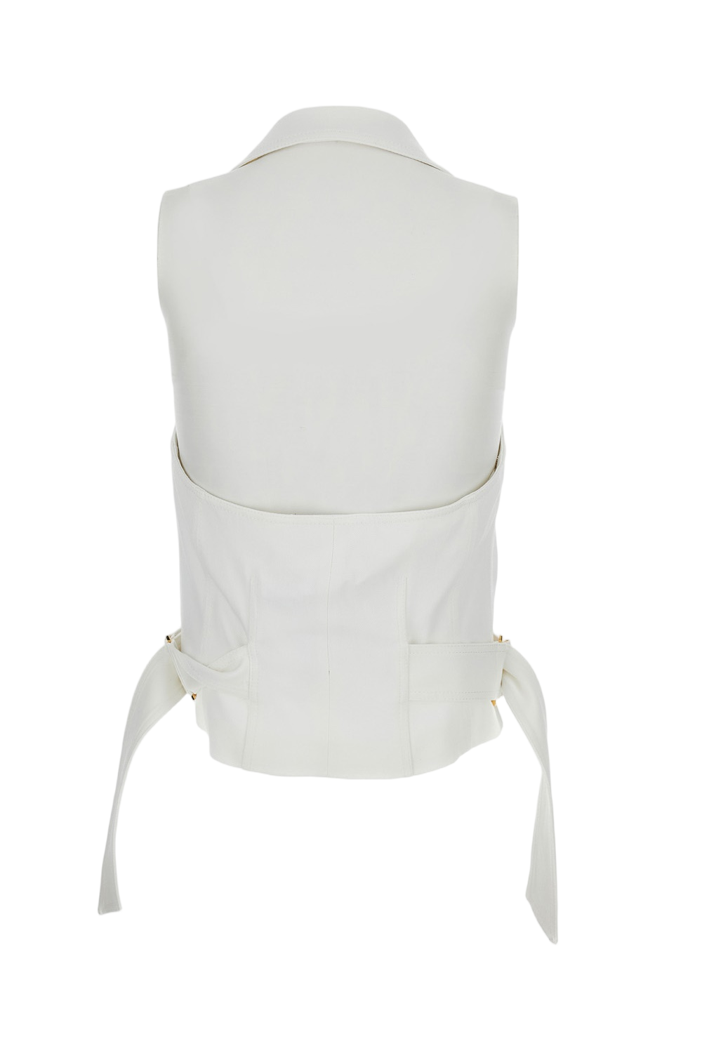 Double-Breasted Sleeveless Vest