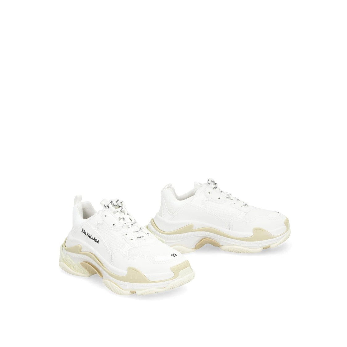 Triple S Low-Top Sneakers With Chunky Maxi Sole