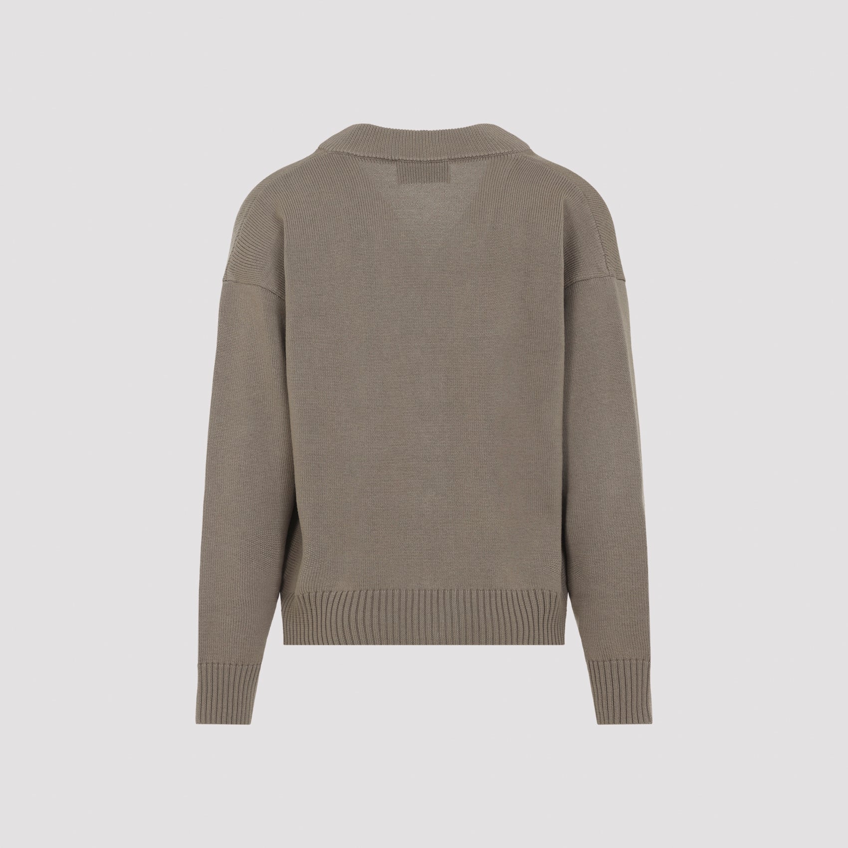 Nude & Neutrals Wool-Cotton Soft Fit Cardigan